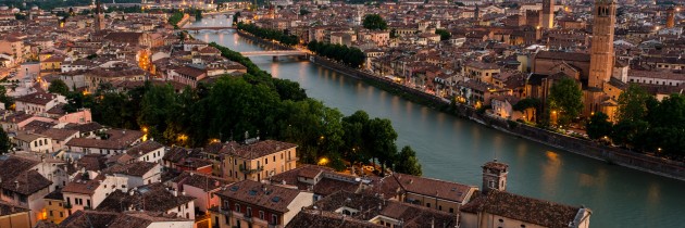 panorama di verona giorno sole veneto italia foto panoramica fotografie di verona
